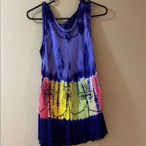 Cute, tye-dye hippie tank